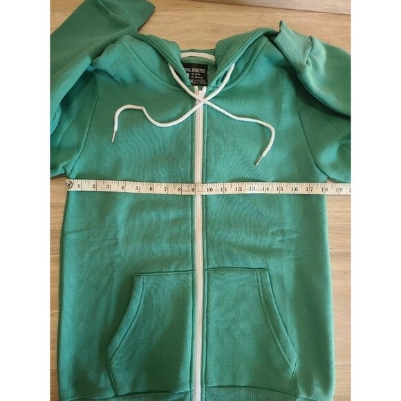 Royal Athletics Green Zip Hoodie L NWT – Crown Graphic, Streetwear Style - Picture 6 of 10